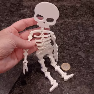 Flexibelt skelett 3D-utskrivet i hållbart PLA