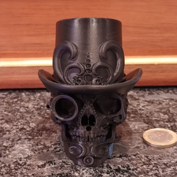 Steampunk sugar skull / dödskalle