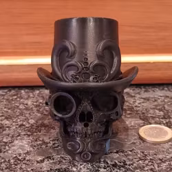Steampunk Sugar Skull