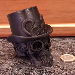 Steampunk sugar skull / dödskalle