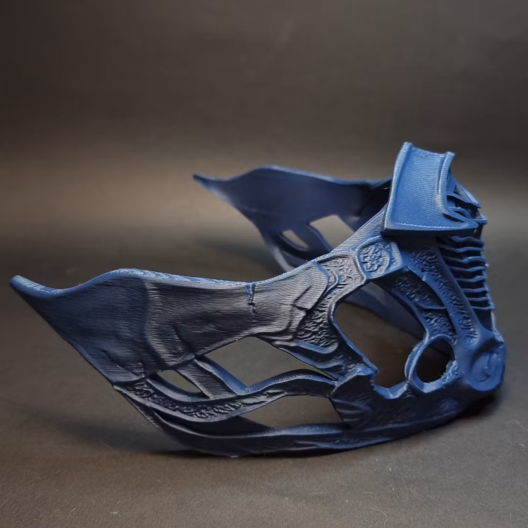 3D-Printed SubZero Cosplay Mask – Mortal Kombat Inspired, PLA Material