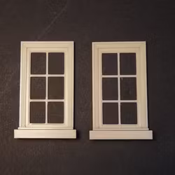 Fönsterset i skala 1/35 - 2 stycken