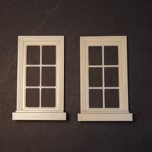 Fönsterset i skala 1/35 - 2 stycken