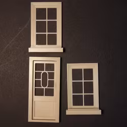 Dörr- och fönsterset i skala 1/35