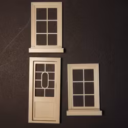 Dörr- och fönsterset i skala 1/35