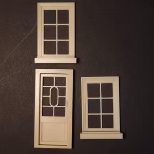 Dörr- och fönsterset i skala 1/35