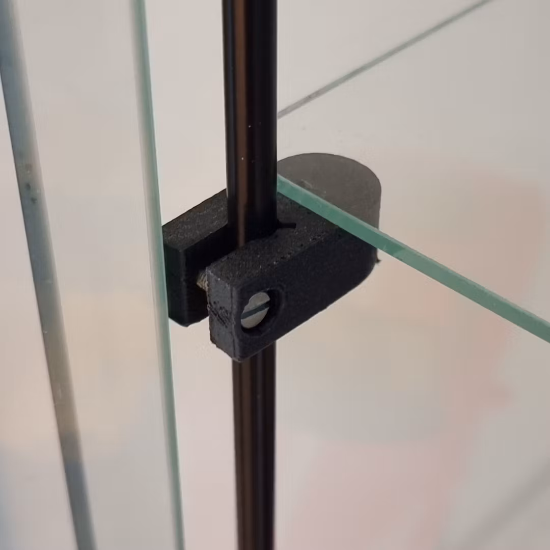 IKEA Detolf-hyllhållare - set med 4 hållare inkl. skruvar och muttrar