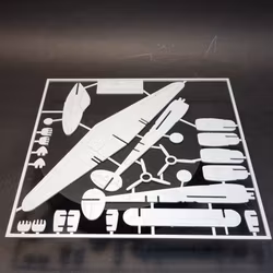 Lockheed P-38 Lightning -3D printed simple building model