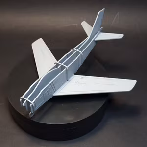 F86 Sabre - 3D-printad enkel byggmodell