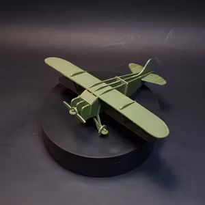 Biplan Waco YKS-6 - 3D-printad enkel byggmodell