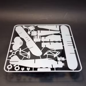 Biplan Waco YKS-6 - 3D-printad enkel byggmodell