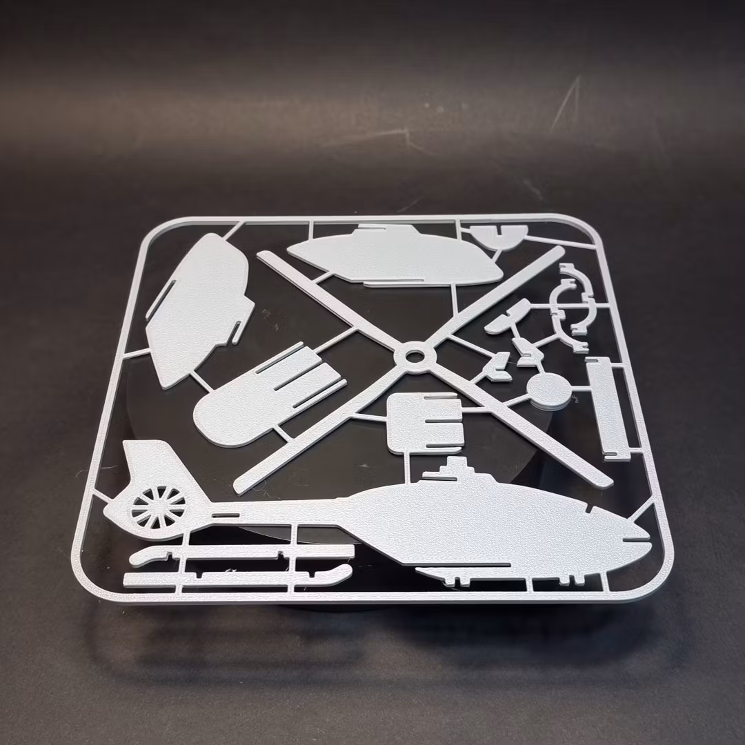 Helicopter Airbus H135 - 3D printed simple construction model