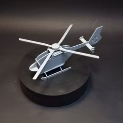 Helikopter Airbus H135 - 3D-printad enkel byggmodell