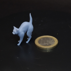Väsande kattminiatyr 1/24 skala
