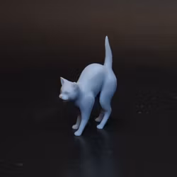 Väsande kattminiatyr 1/24 skala
