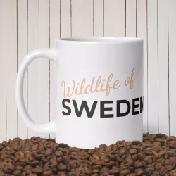Älg och Blommor - Wildlife of Sweden mugg