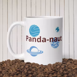 Panda-naut - Söt röd panda mugg