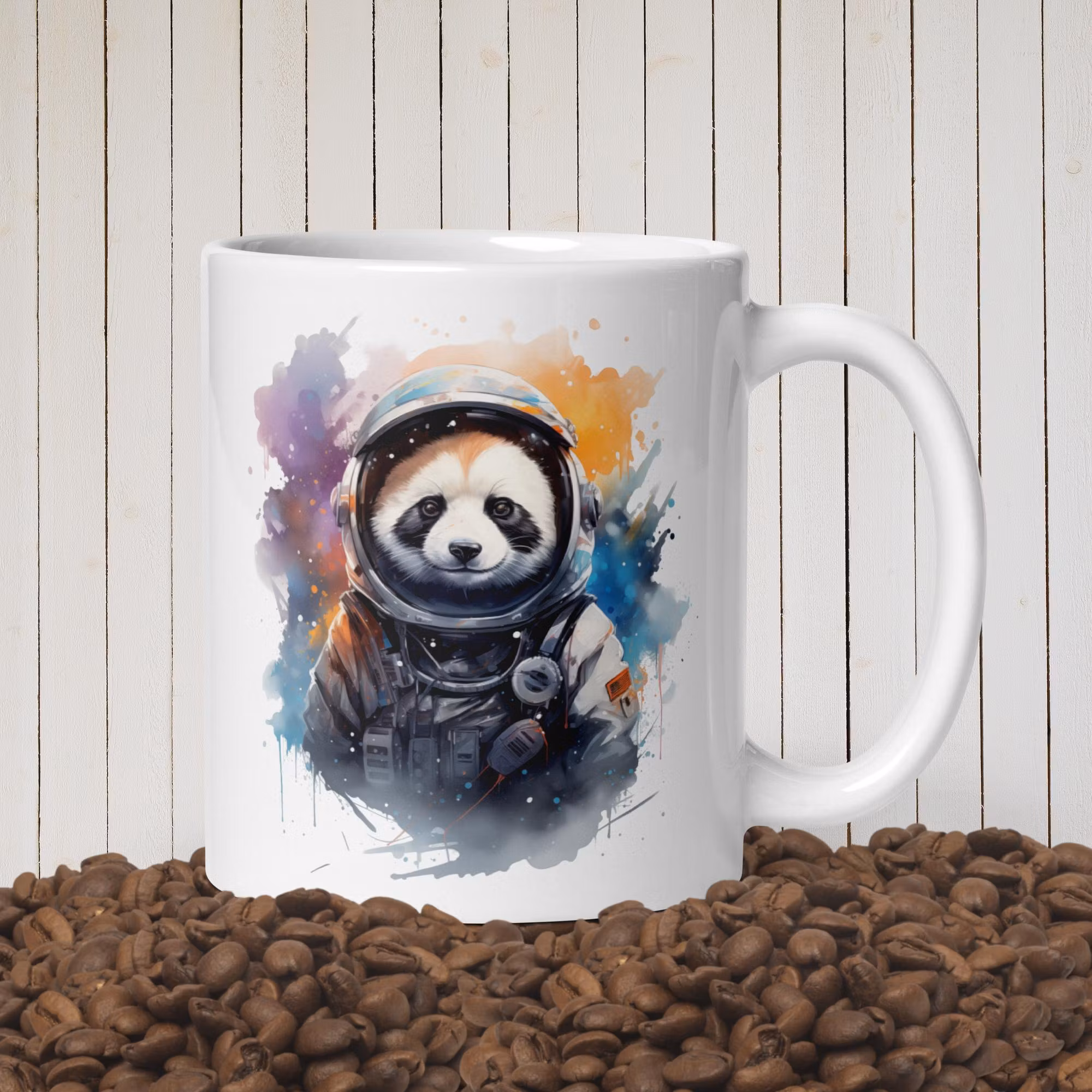 Panda-naut - Cute red panda mug