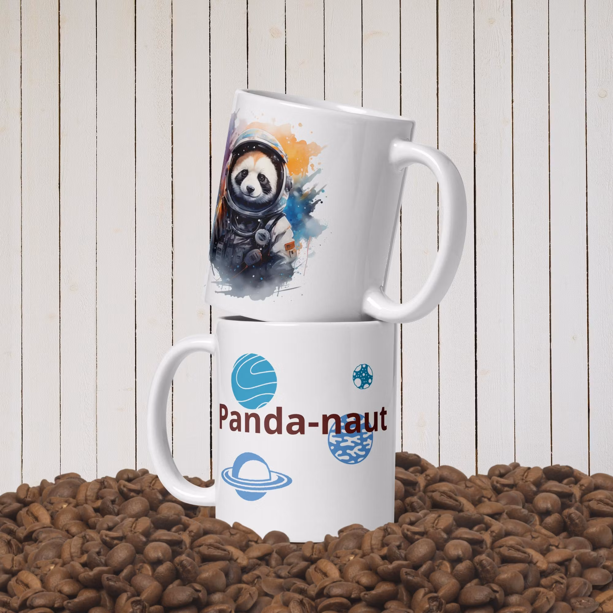 Panda-naut - Cute red panda mug