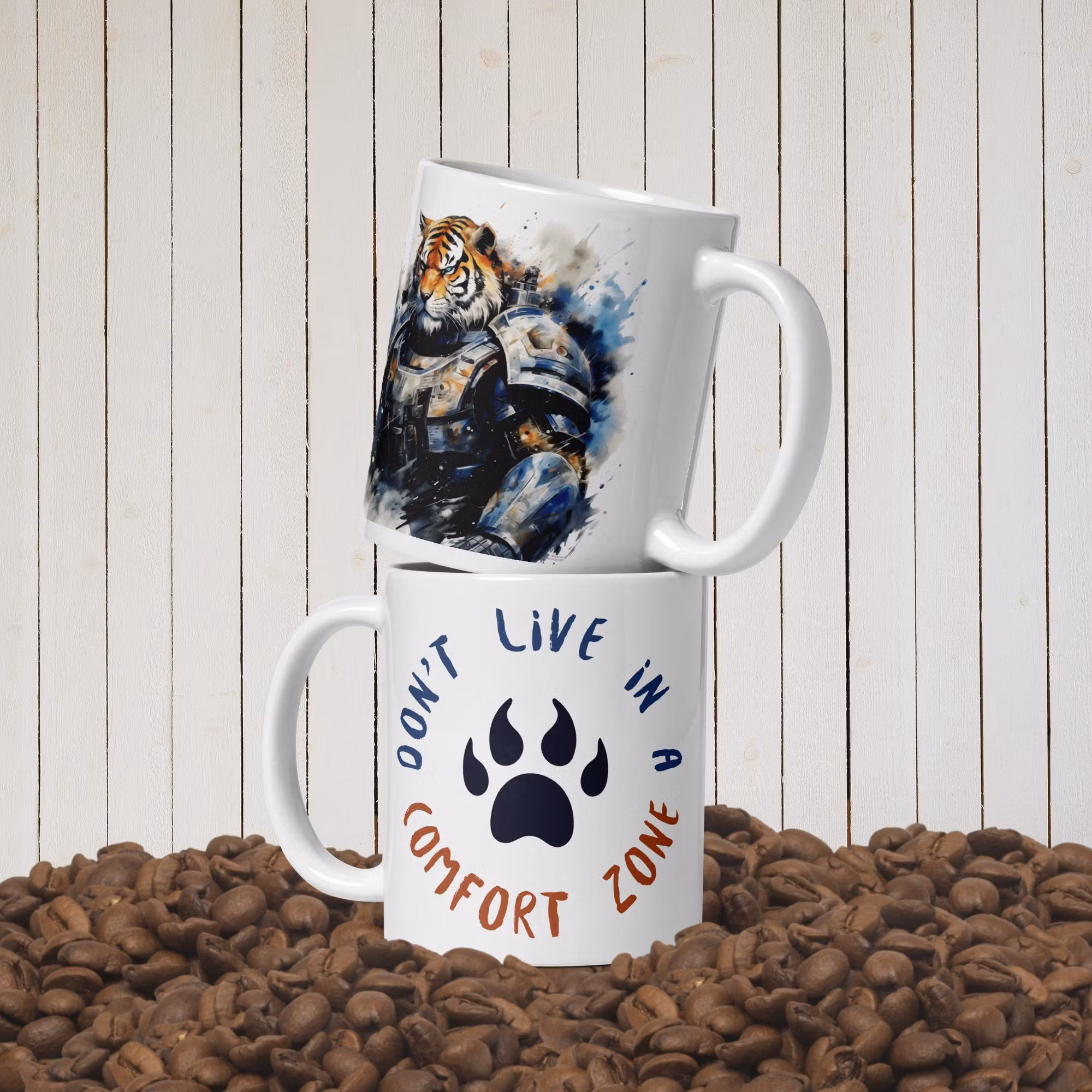 TigerMarine - Don't Live in Comfort Zone mug