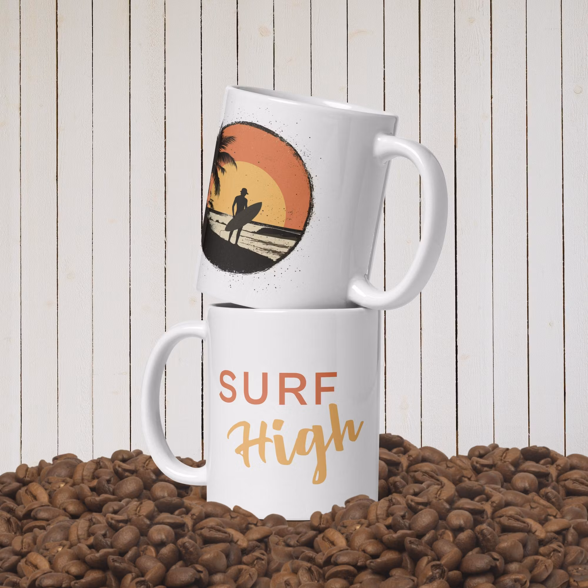 Sunset Surfer - Surf High mug