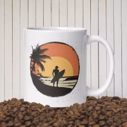 Sunset Surfer - Surf High mugg