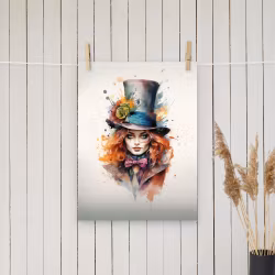 Female Mad Hatter Poster