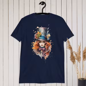 Female Mad Hatter inspired T-shirt