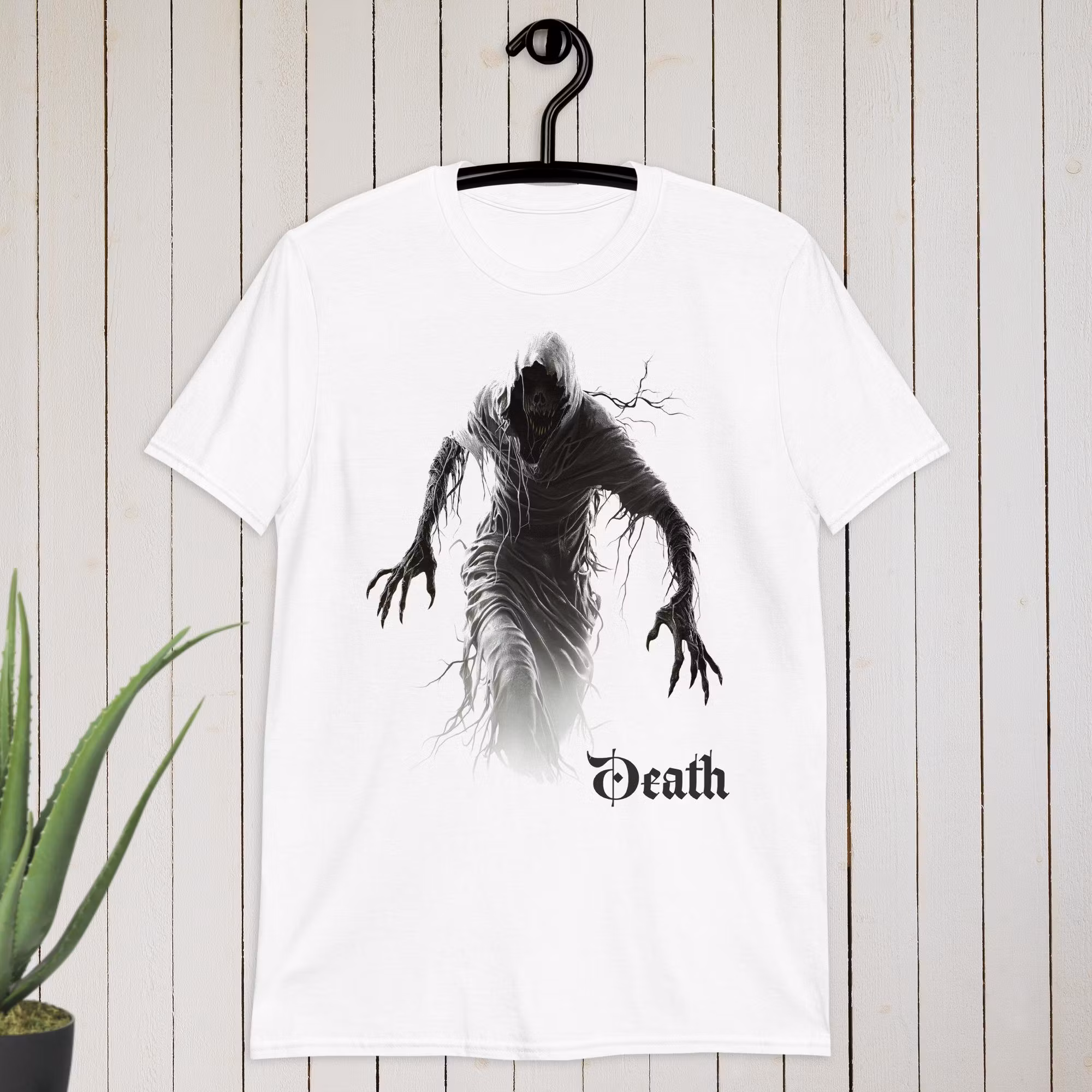 Death’s Dark Geist T-shirt | Scary Monster | Halloween | Customizable Text Tee & Shirt