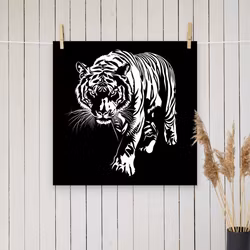 Tiger Silhoutte poster