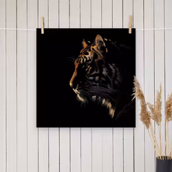 Tiger silhuett poster