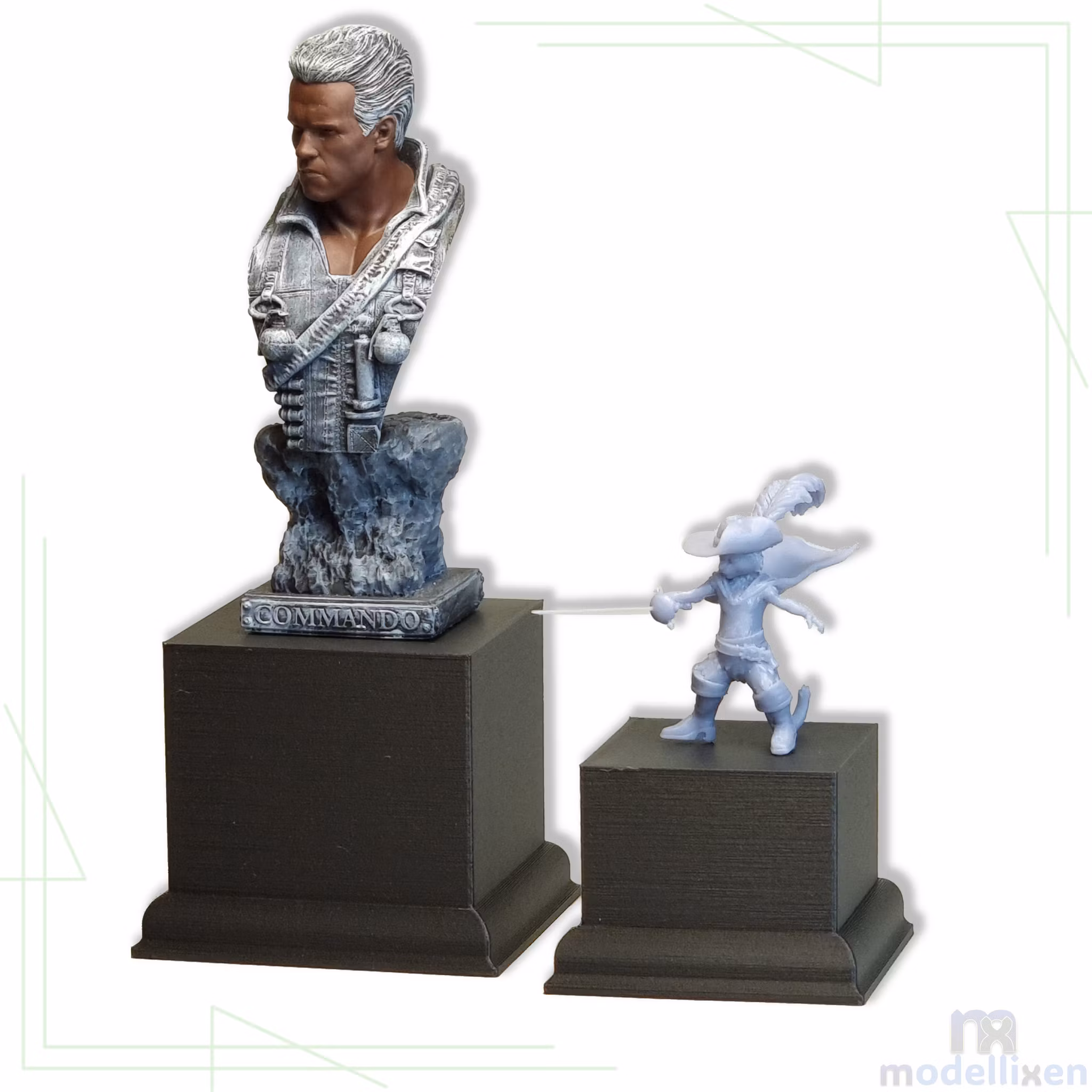 Square Display Plinth - 3D printed PLA