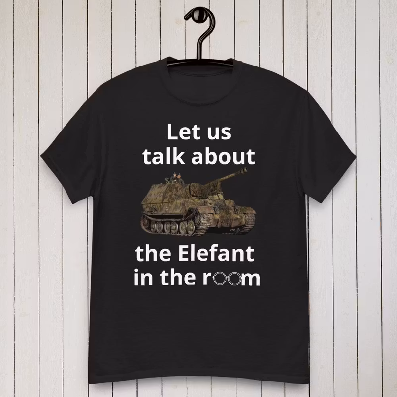 Let us talk about the Elefant in the room T-shirt