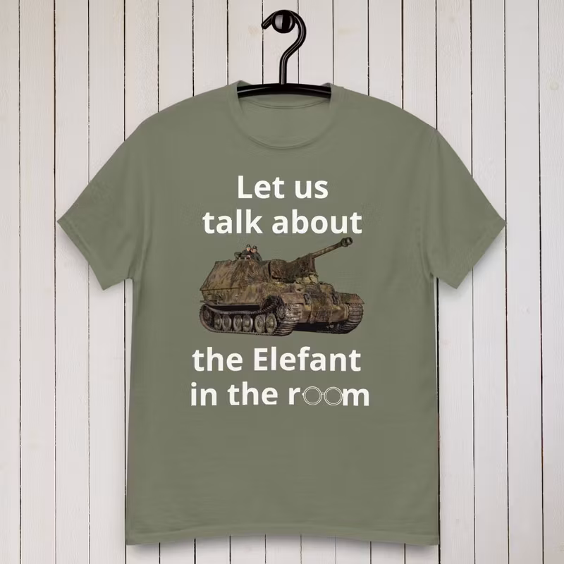 Let us talk about the Elefant in the room T-shirt