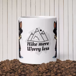 Tiny Looter - Hike More - Worry Less mugg