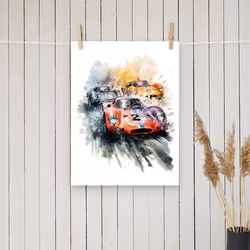 Le Mans - Three Cars poster