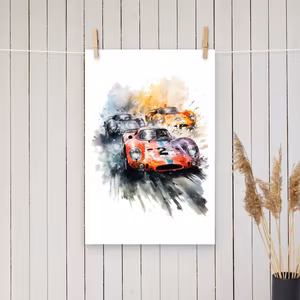 Le Mans 24 timmars race poster