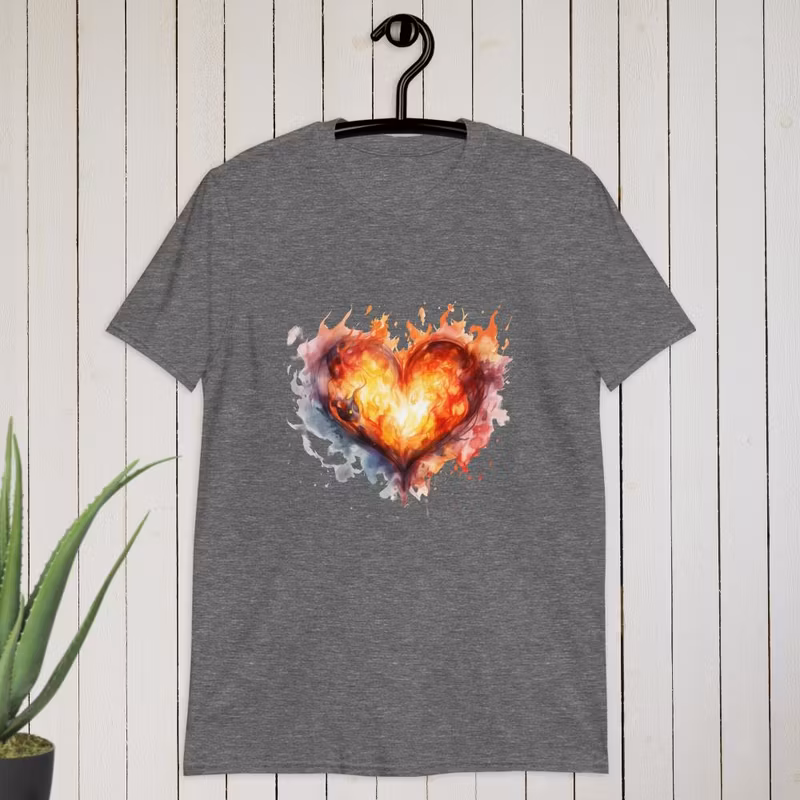 Burning Heart T-shirt
