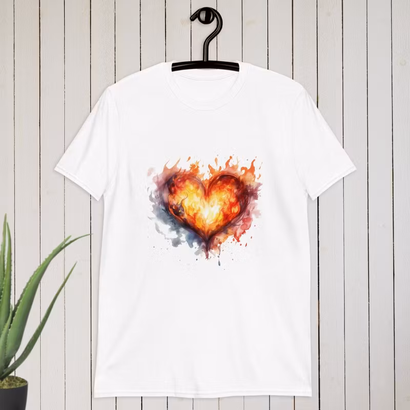 Burning Heart T-shirt