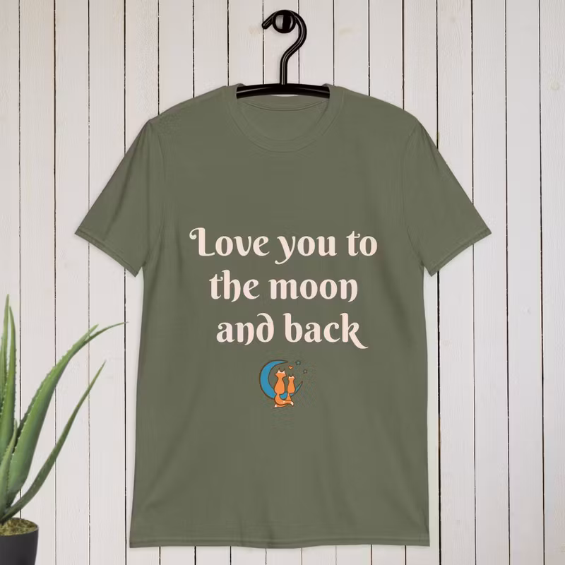 Love you to the moon and back T-shirt