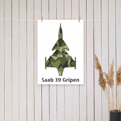 Saab 39 Gripen poster