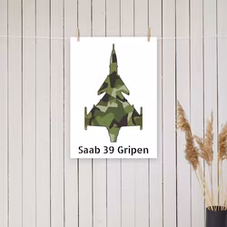 Saab 39 Gripen poster