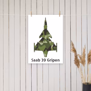 Saab 39 Gripen poster