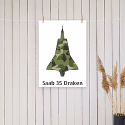 Saab 35 Draken poster