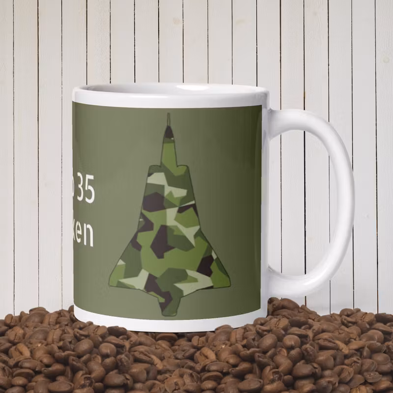 Saab 35 Draken mug