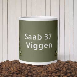 Saab 37 Viggen mugg