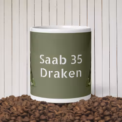 Saab 35 Draken mugg