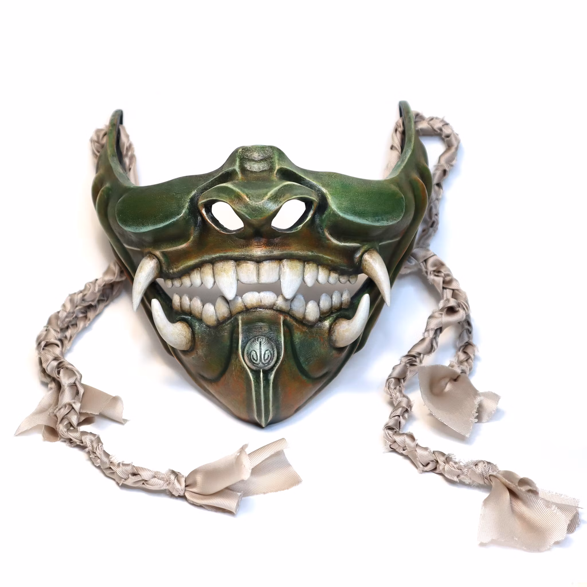 Handmade Oni Mask - Japanese demon mask