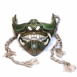 Handgjord Oni Mask - Japansk demonmask