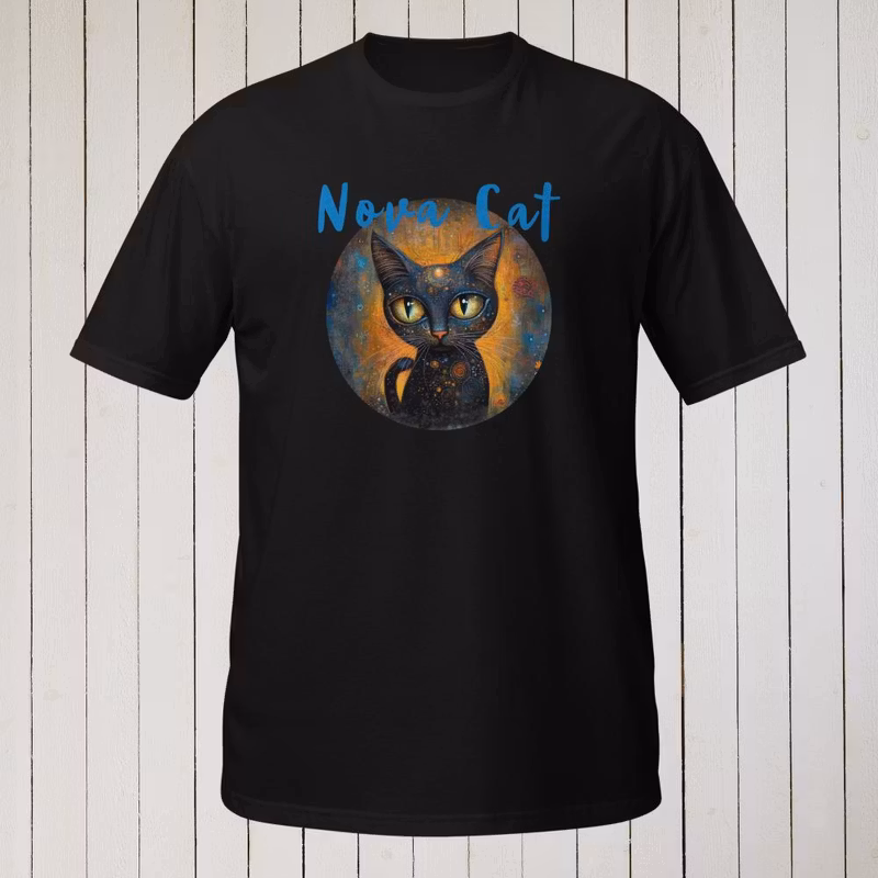 Nova Cat T-Shirt svart